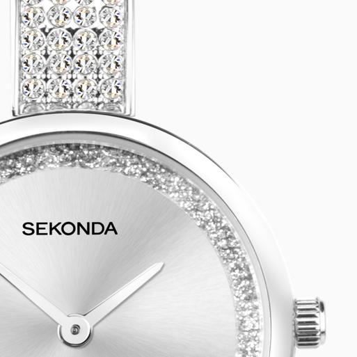 Sekonda Aurora Ladies Watch | Silver Alloy Case & Bracelet with Silver Dial | 40597